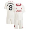 Conjunto (Camiseta+Pantalón Corto) Manchester United B. Fernandes 8 Tercera Equipación 23-24 - Niño